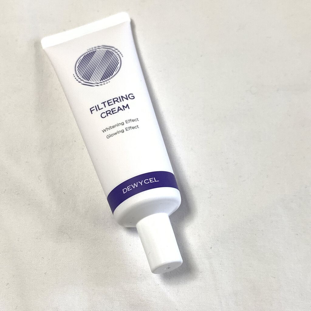 フィルタリングクリーム/DEWYCEL/日焼け止めクリームを使ったクチコミ（1枚目）