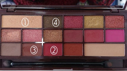 アイラブチョコレート/MAKEUP REVOLUTION/アイシャドウパレットを使ったクチコミ(3枚目)