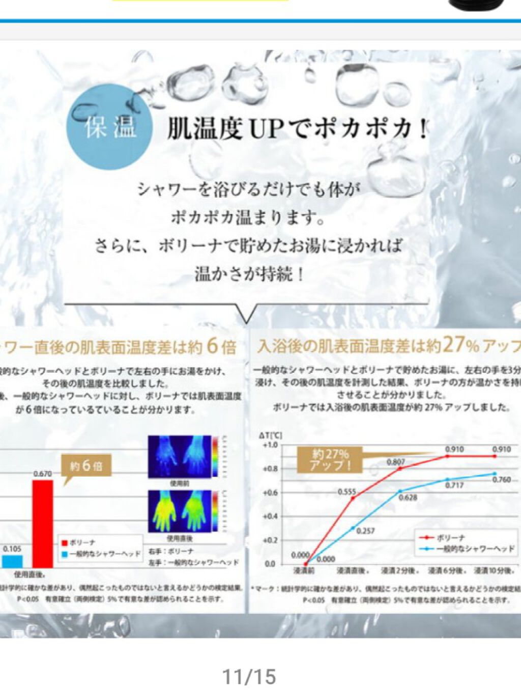 ボリーナ ワイド/TKS/シャワーヘッドを使ったクチコミ（3枚目）
