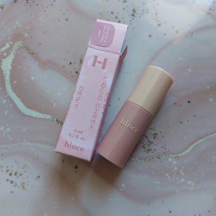デューイーリキッドチーク/hince/リキッドチークを使ったクチコミ(4枚目)