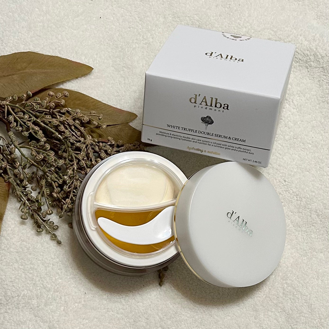 ホワイトトリュフダブルセラムアンドクリーム/ダルバ/フェイスクリームを使ったクチコミ(1枚目)