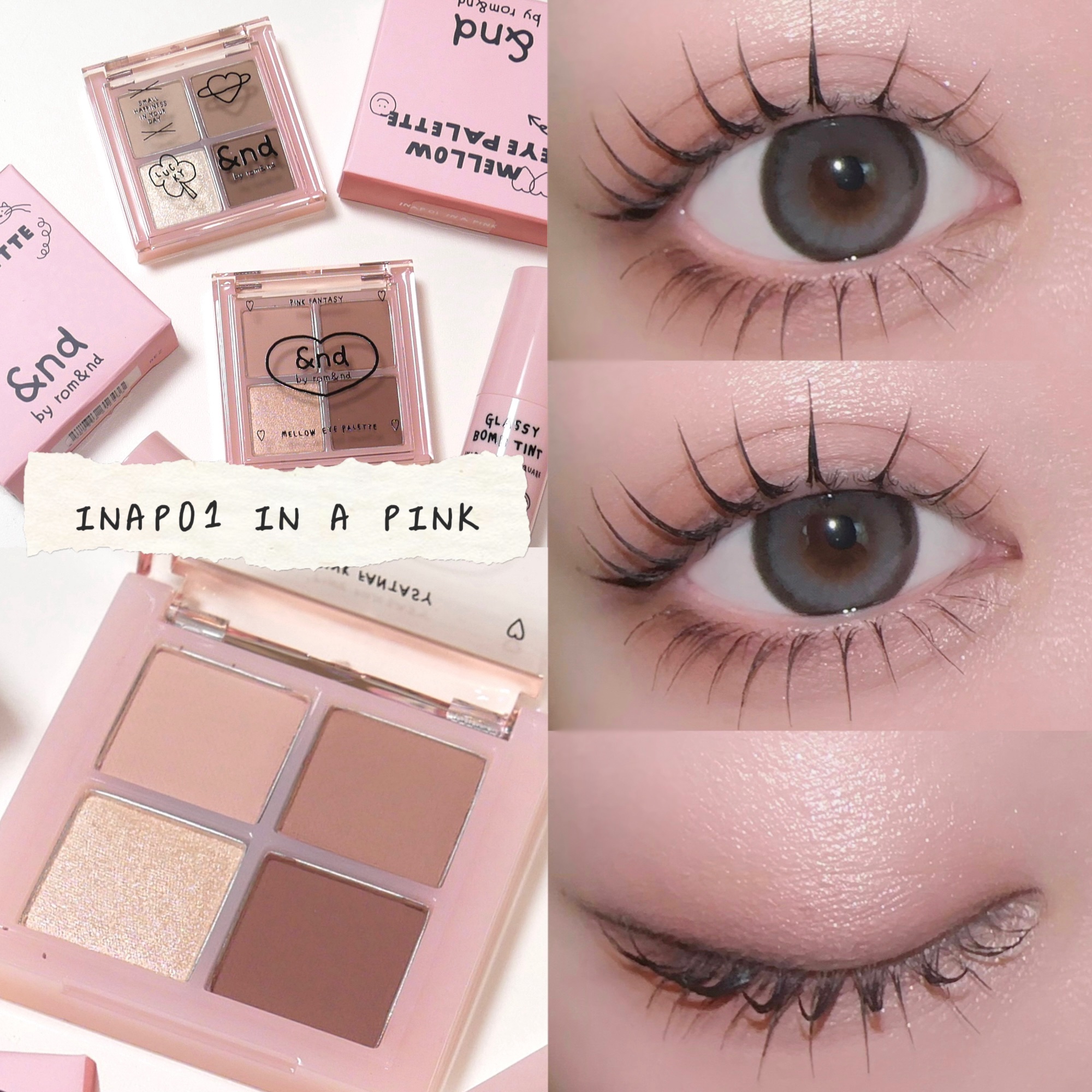 アンドバイロムアンド　メロウアイパレット/&nd by rom&nd/アイシャドウパレットを使ったクチコミ（3枚目）