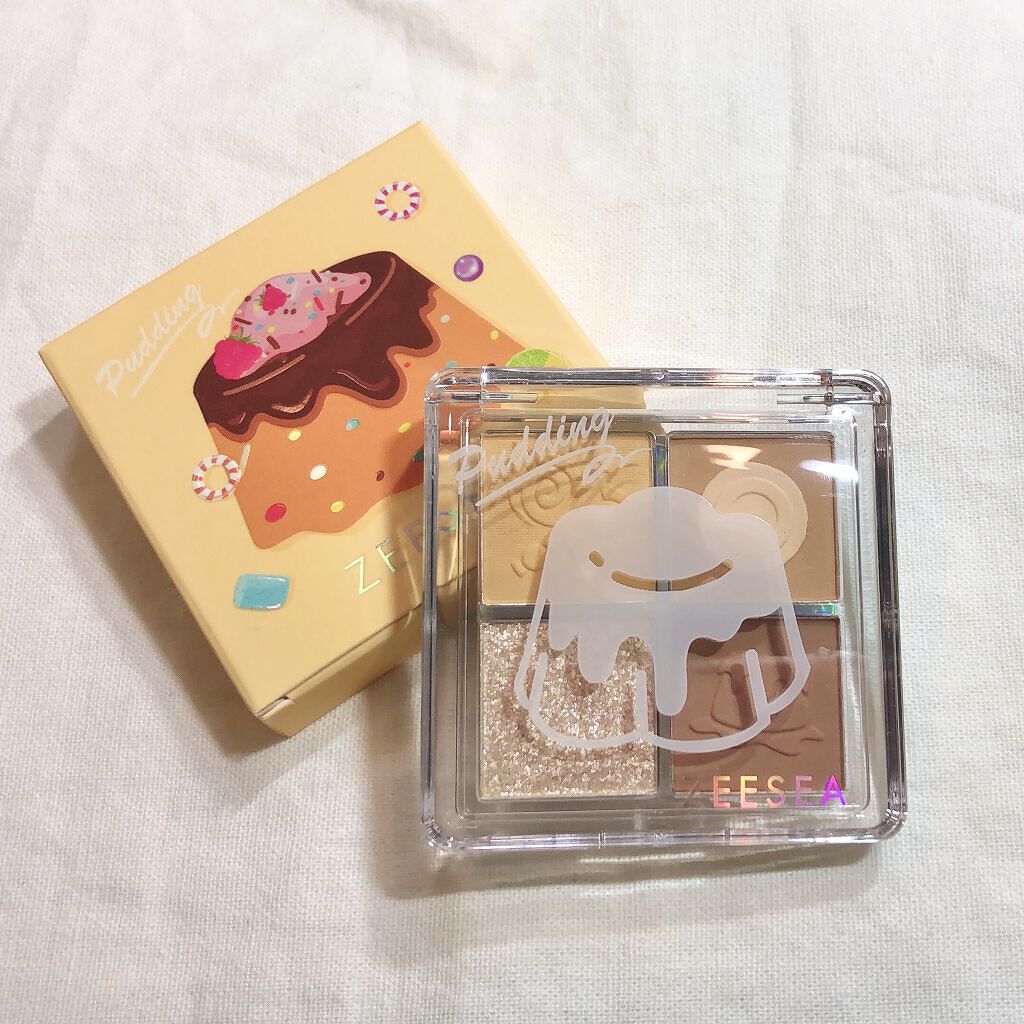 ZEESEAデザートコレクション４カラーアイシャドウパレット/ZEESEA/アイシャドウパレットを使ったクチコミ（2枚目）