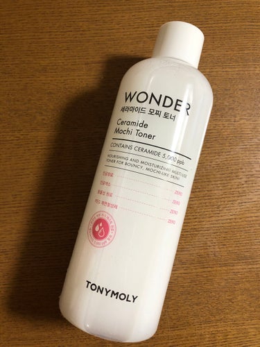 Wonder Ceramide Mochi Toner（トニーモリーワンダーCモチトナー）/TONYMOLY/化粧水を使ったクチコミ（1枚目）