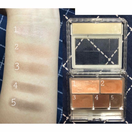 パーフェクトマルチアイズ/キャンメイク/アイシャドウパレットを使ったクチコミ(2枚目)