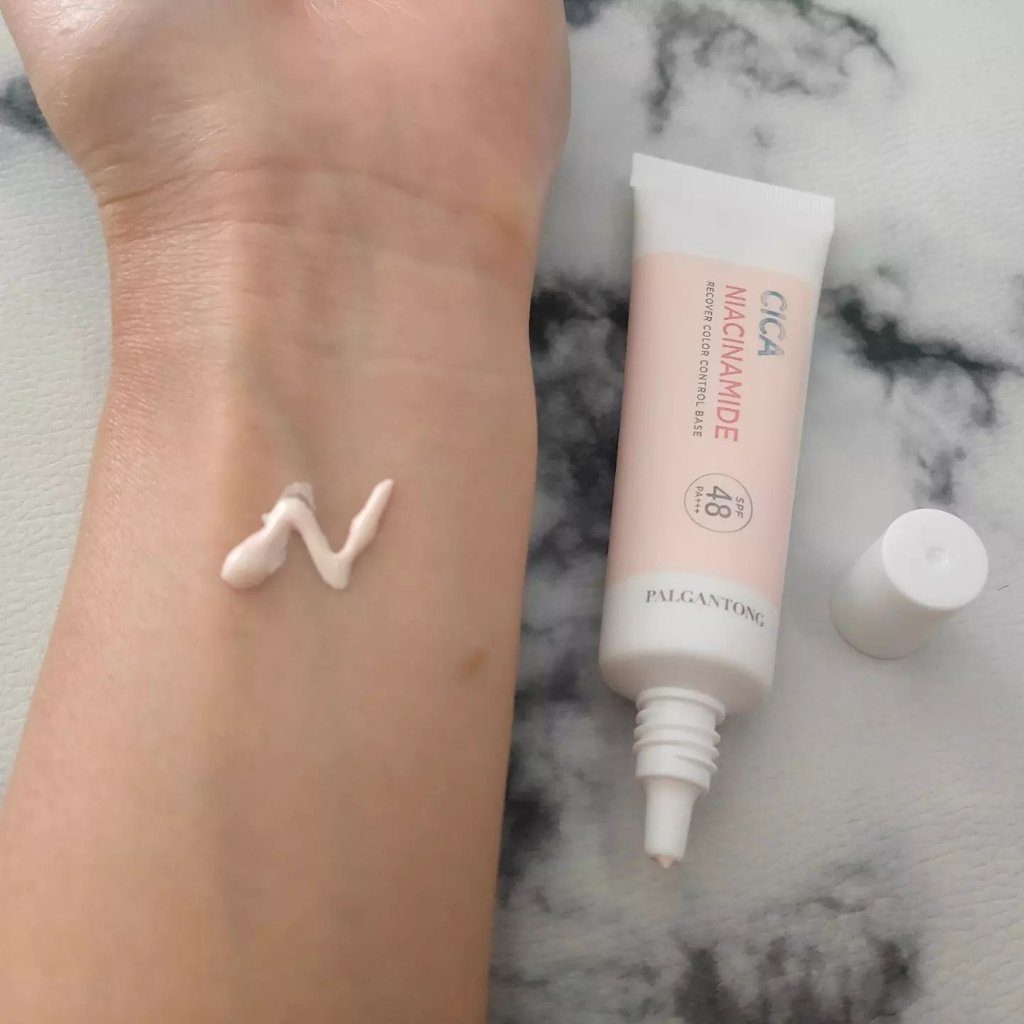 CICAリカバー カラーコントロールベース SPF48 PA+++/パルガントン/化粧下地を使ったクチコミ（3枚目）