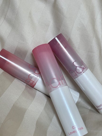 グラスティングメルティングバーム/rom&nd/リップバームを使ったクチコミ(3枚目)