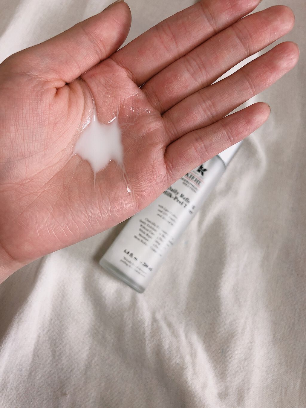 キールズ DS ライン ミルクピール トナー/Kiehl's/化粧水を使ったクチコミ（3枚目）