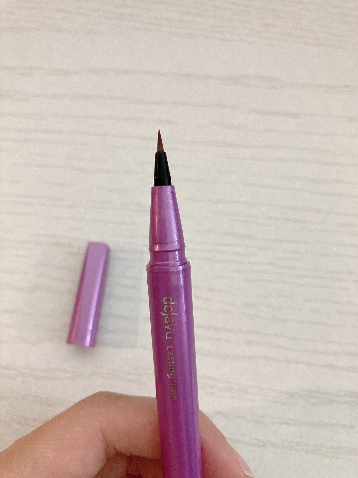 「密着アイライナー」ショート筆リキッド/デジャヴュ/リキッドアイライナーを使ったクチコミ(2枚目)