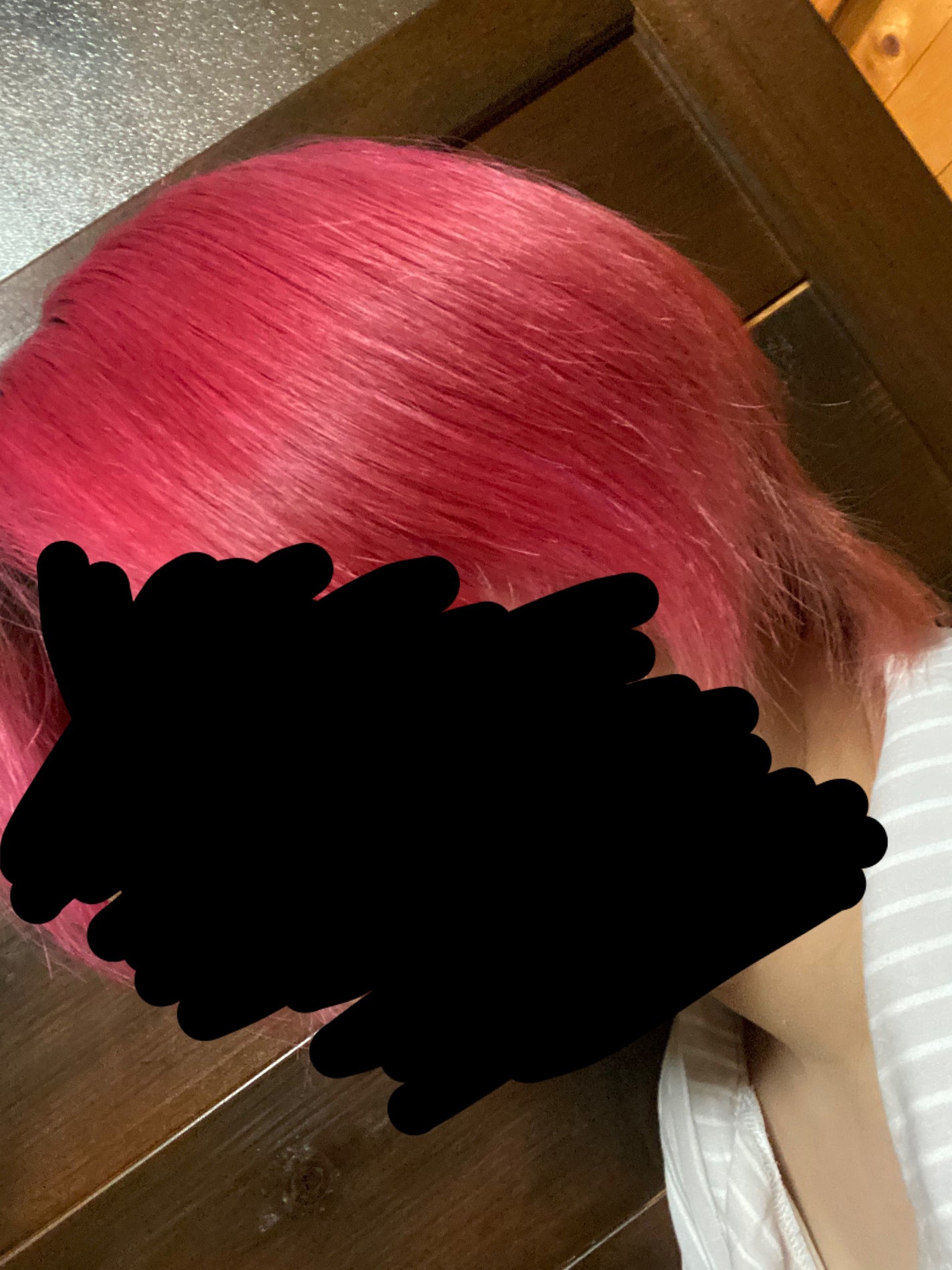 カラーシャンプー ピンク/plus eau/市販シャンプーを使ったクチコミ(1枚目)