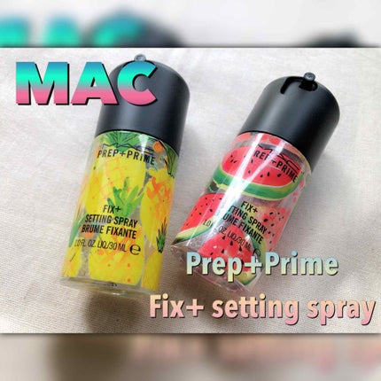 M・A・C プレップ プライム フィックス+ PINのクチコミ「\トロピカルな香り🍍🍉/
ちっちゃくて可愛いフィックスミスト✨✨✨
_____________.....」(1枚目)