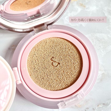 ブルームインカバーフィットクッション/rom&nd/クッションファンデーションを使ったクチコミ(3枚目)