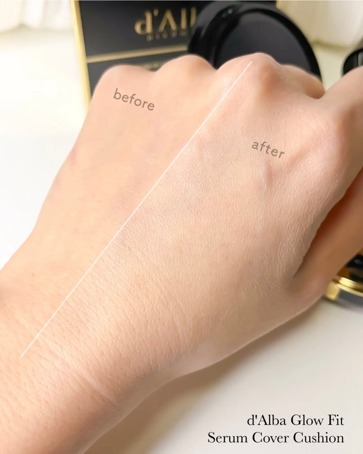 グロウフィットセラムカバークッション/ダルバ/クッションファンデーションを使ったクチコミ(4枚目)