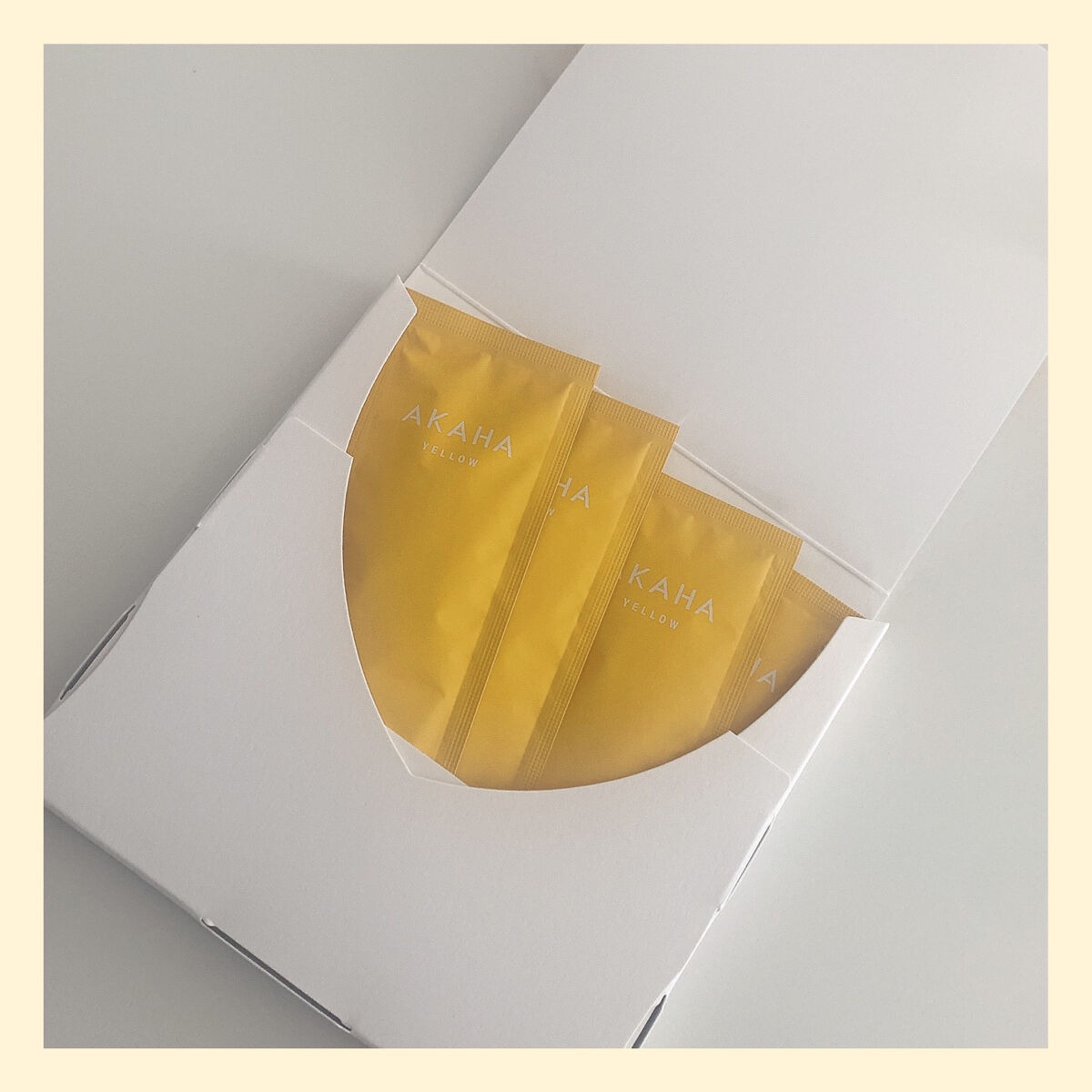 スパークリングセラムパック【YELLOW】/AKAHA/シートマスク・パックを使ったクチコミ（2枚目）