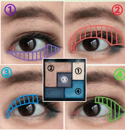 クチュール クルール パレット/YVES SAINT LAURENT BEAUTE/アイシャドウパレットを使ったクチコミ(5枚目)