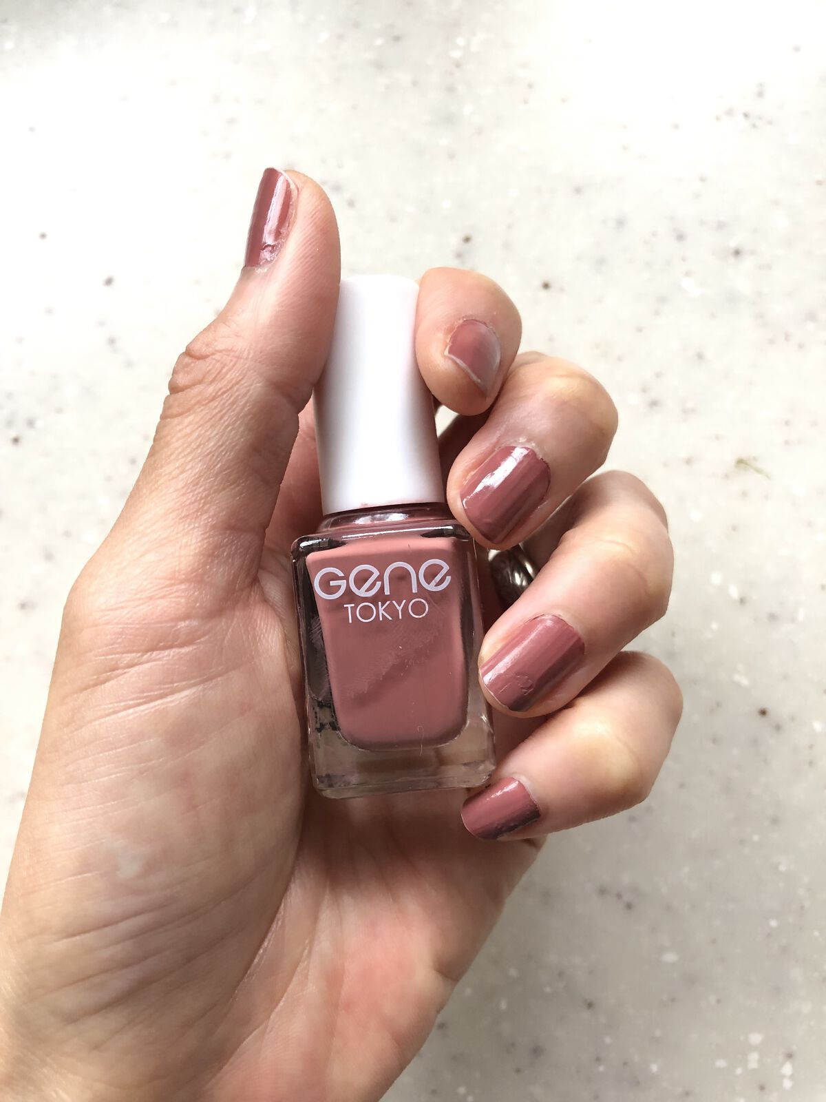 gene TOKYO ネイル ダスティローズ/DAISO/マニキュアを使ったクチコミ（1枚目）