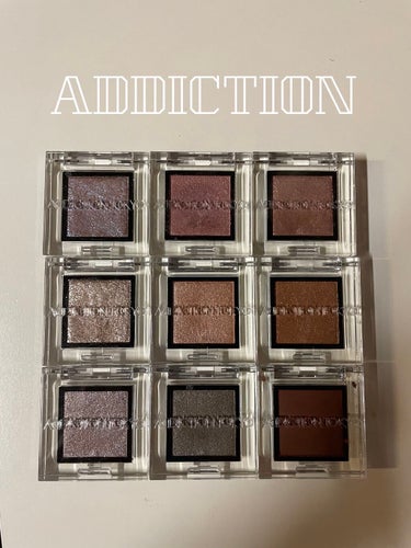 ADDICTION アディクション ザ アイシャドウ マットのクチコミ「　手持ちのアディクションをスウォッチしてみました！

ADDICTIONザ アイシャドウ スパ.....」（1枚目）