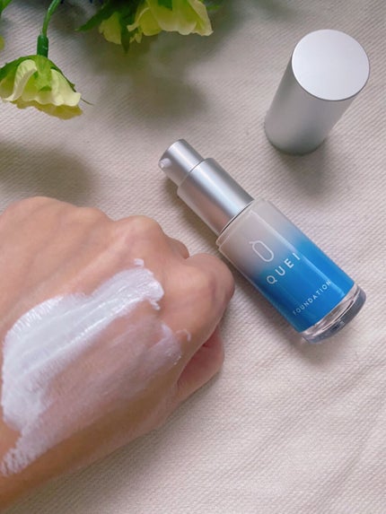 カラーチェンジファンデーション/QUEI/クリーム・エマルジョンファンデーションを使ったクチコミ(4枚目)