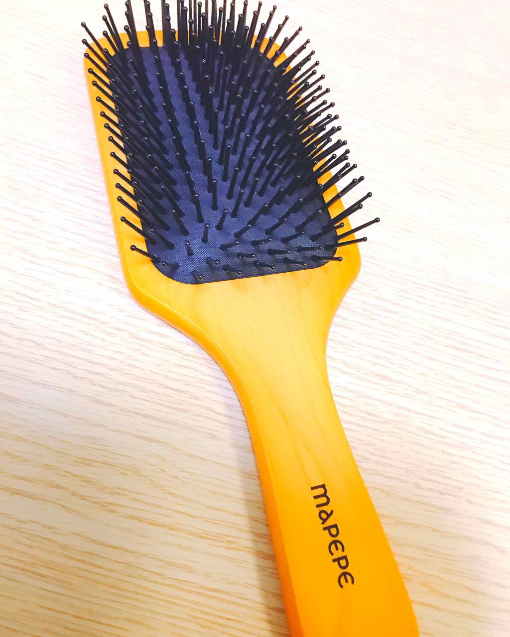 ふかふかクッションのパドルブラシ/マペペ/ヘアブラシを使ったクチコミ（1枚目）