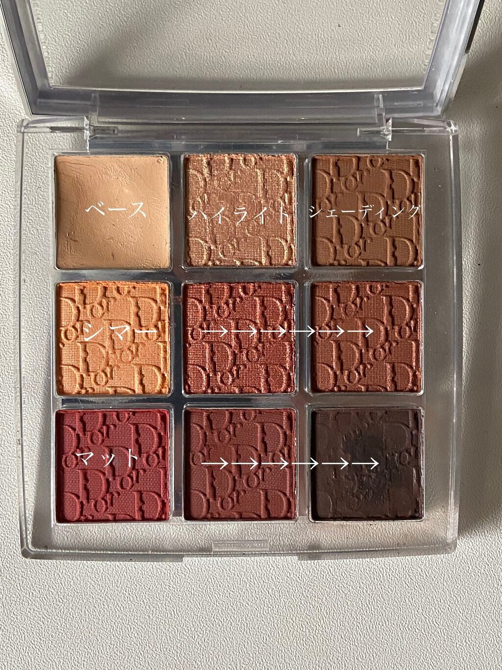 ディオール バックステージ アイ パレット/Dior/アイシャドウパレットを使ったクチコミ(3枚目)