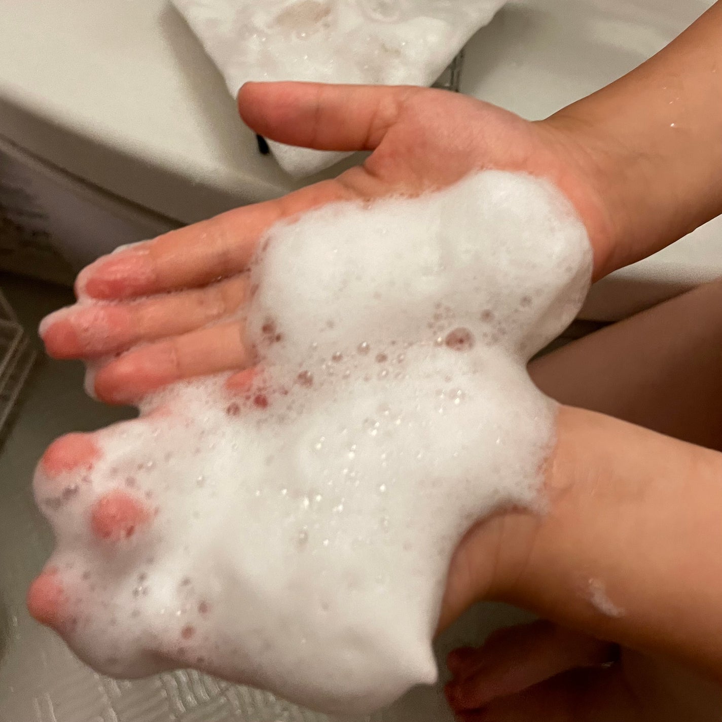 ちほ on LIPS 「アノネベビーモイストヴェールソープこちらの商品は日本人の赤ちゃ..」(5枚目)