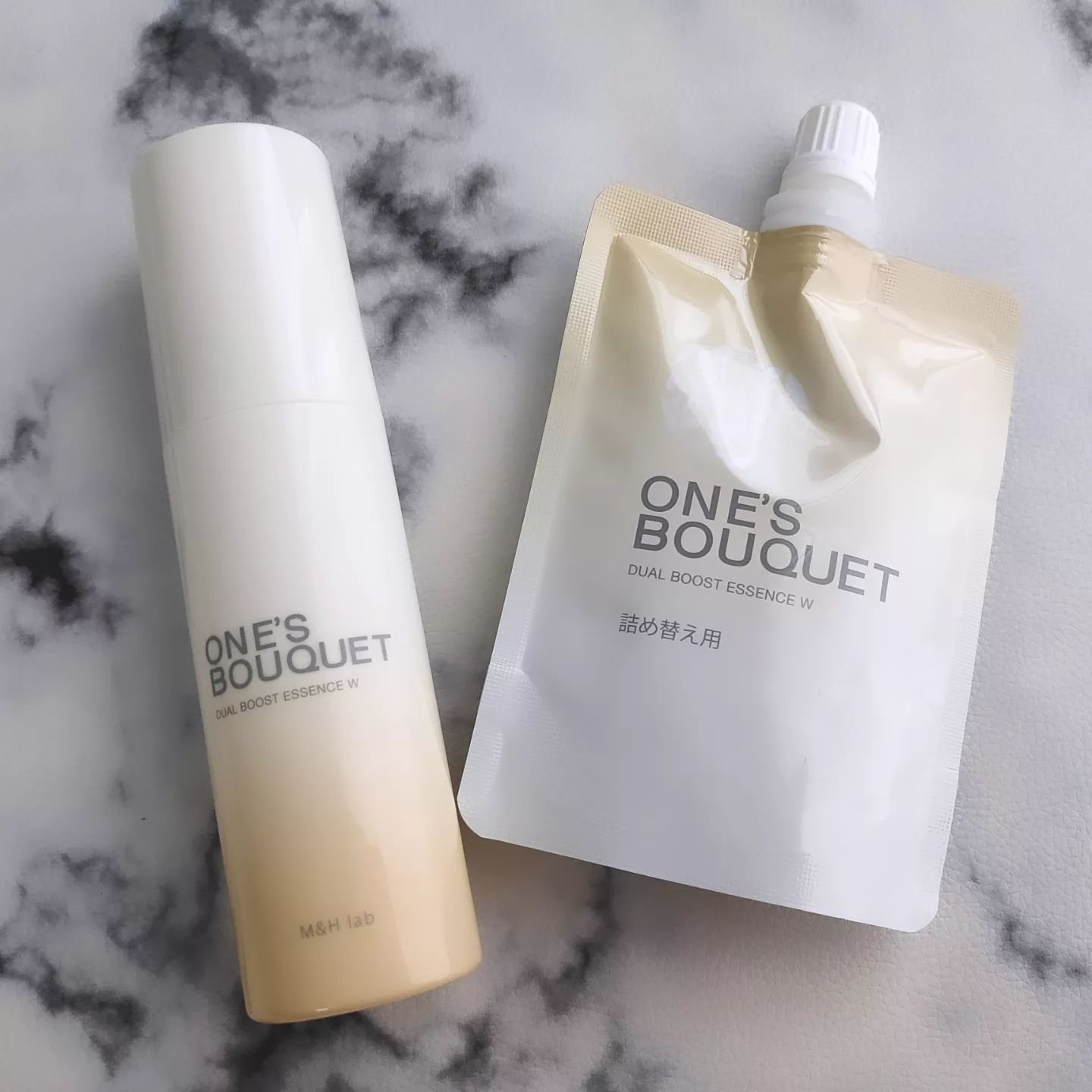 ONE’S BOUQUET（ワンズブーケ デュアルブーストエッセンス W）/M＆Hラボ/美容液を使ったクチコミ（2枚目）