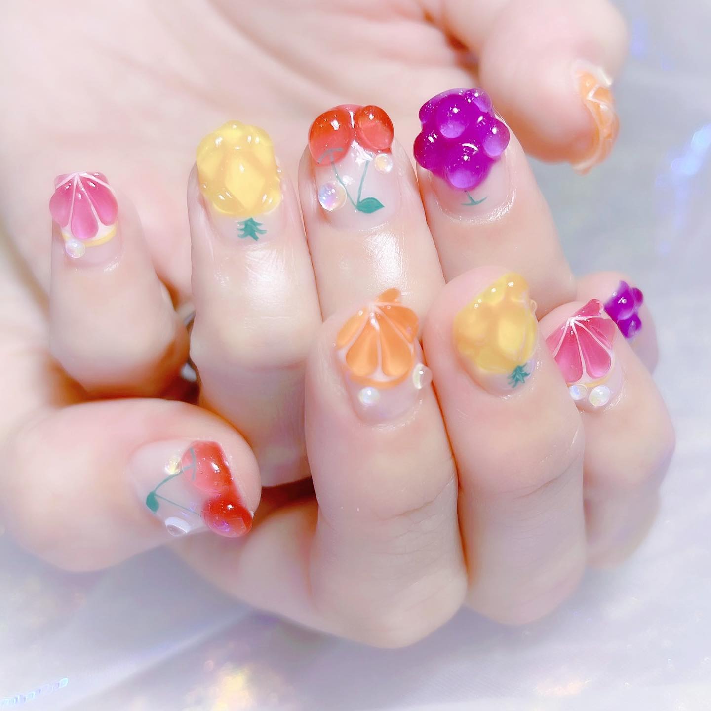 #ネイル,#フルーツネイルのネイルデザイン