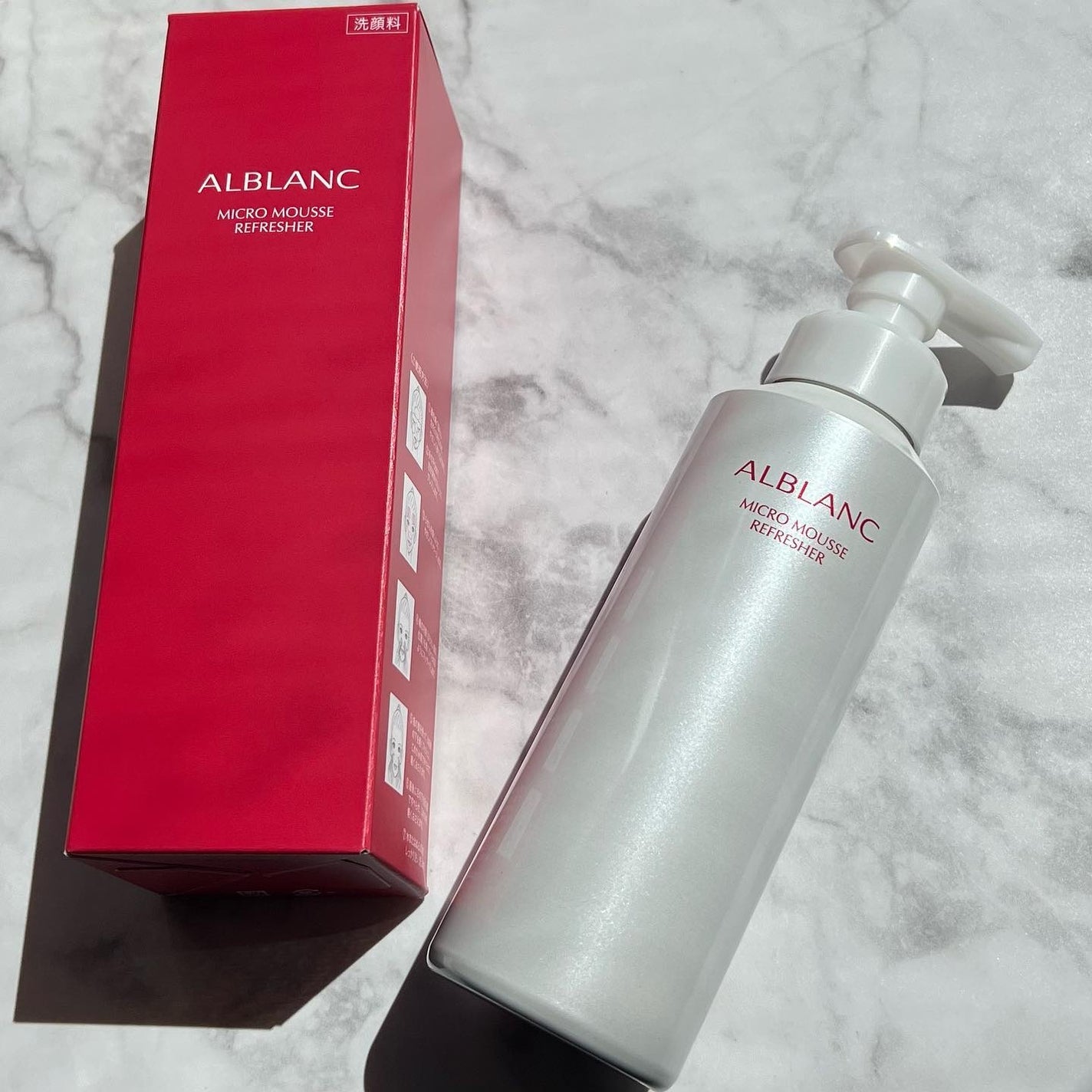 マイクロムース リフレッシャー/ALBLANC/泡洗顔を使ったクチコミ(5枚目)