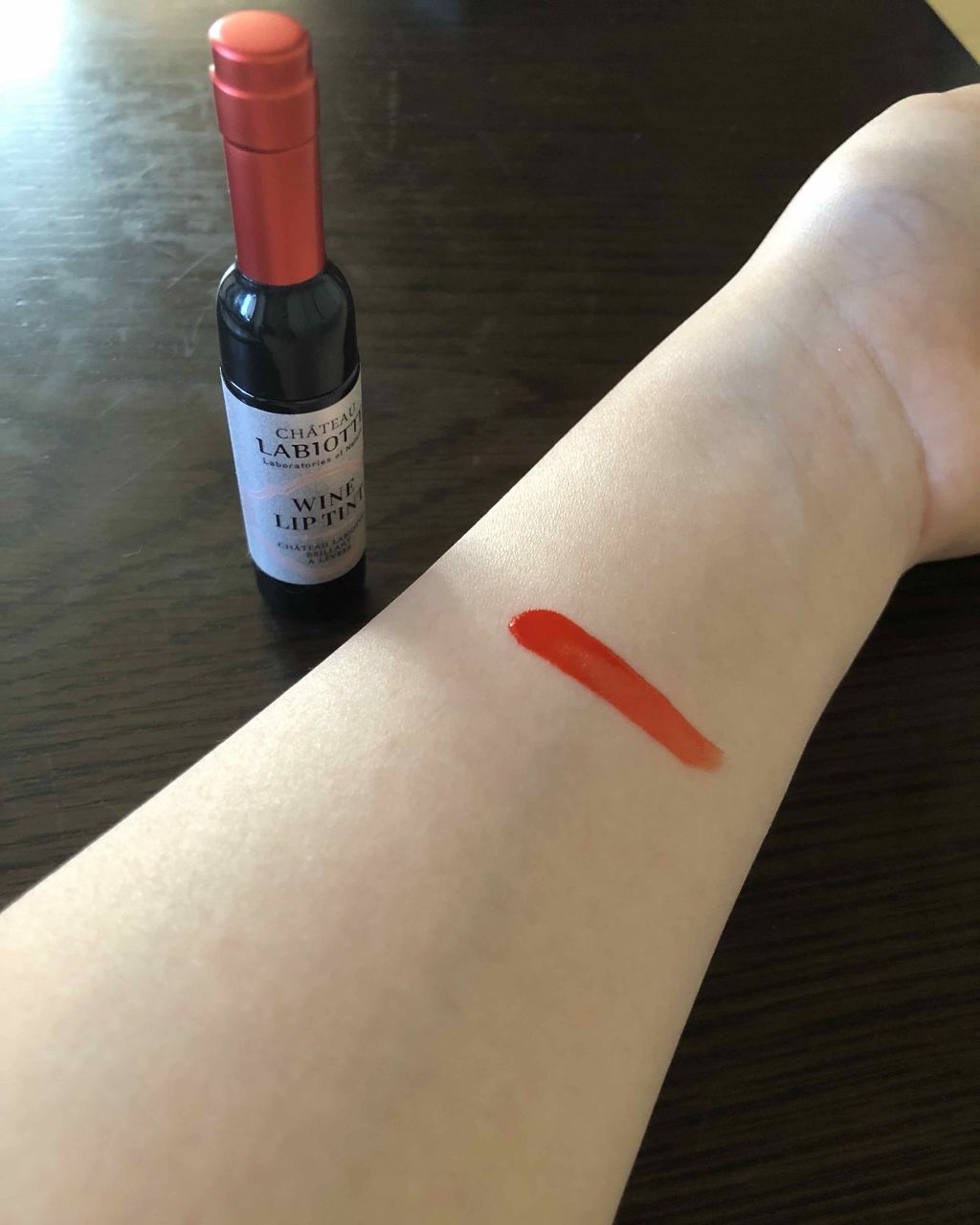 ワインリップティント/LABIOTTE/リップティントを使ったクチコミ（2枚目）
