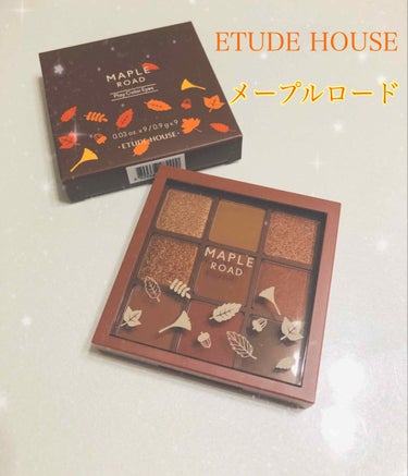 🌟ETUDE HOUSE🌟
Play Color Eyes      💕MAPLE ROAD💕

流行りのテラコッタカラーでTHE秋🍁というメイクができます！
めちゃくちゃ可愛い色味です。


見た目は