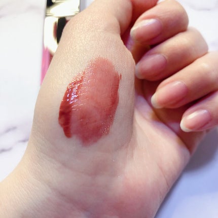 ルージュ ピュールクチュール ヴェルニ ウォーターステイン/YVES SAINT LAURENT BEAUTE/口紅を使ったクチコミ(4枚目)