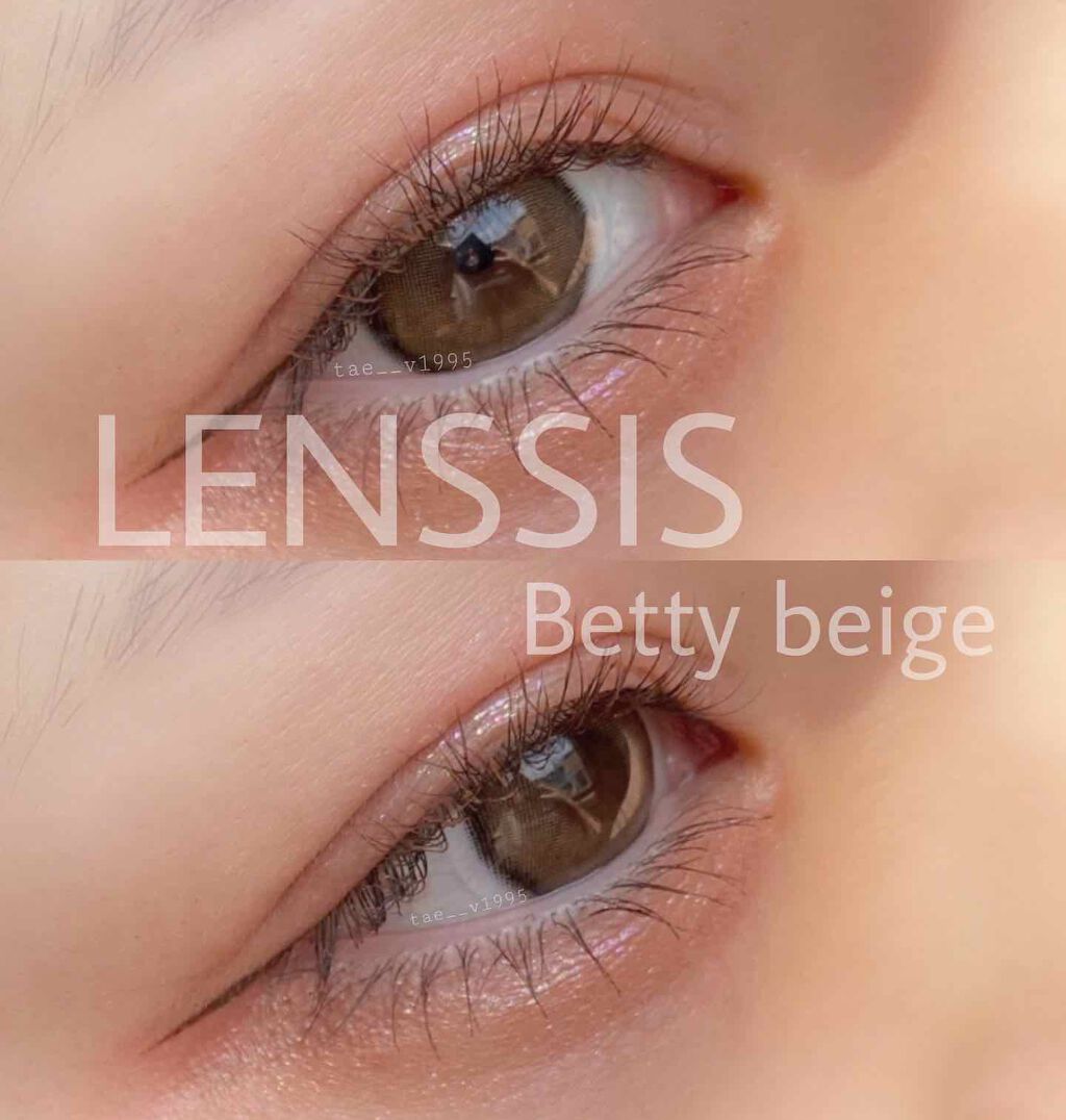 ベティーシリーズ/LENSSIS/カラーコンタクトレンズを使ったクチコミ（1枚目）