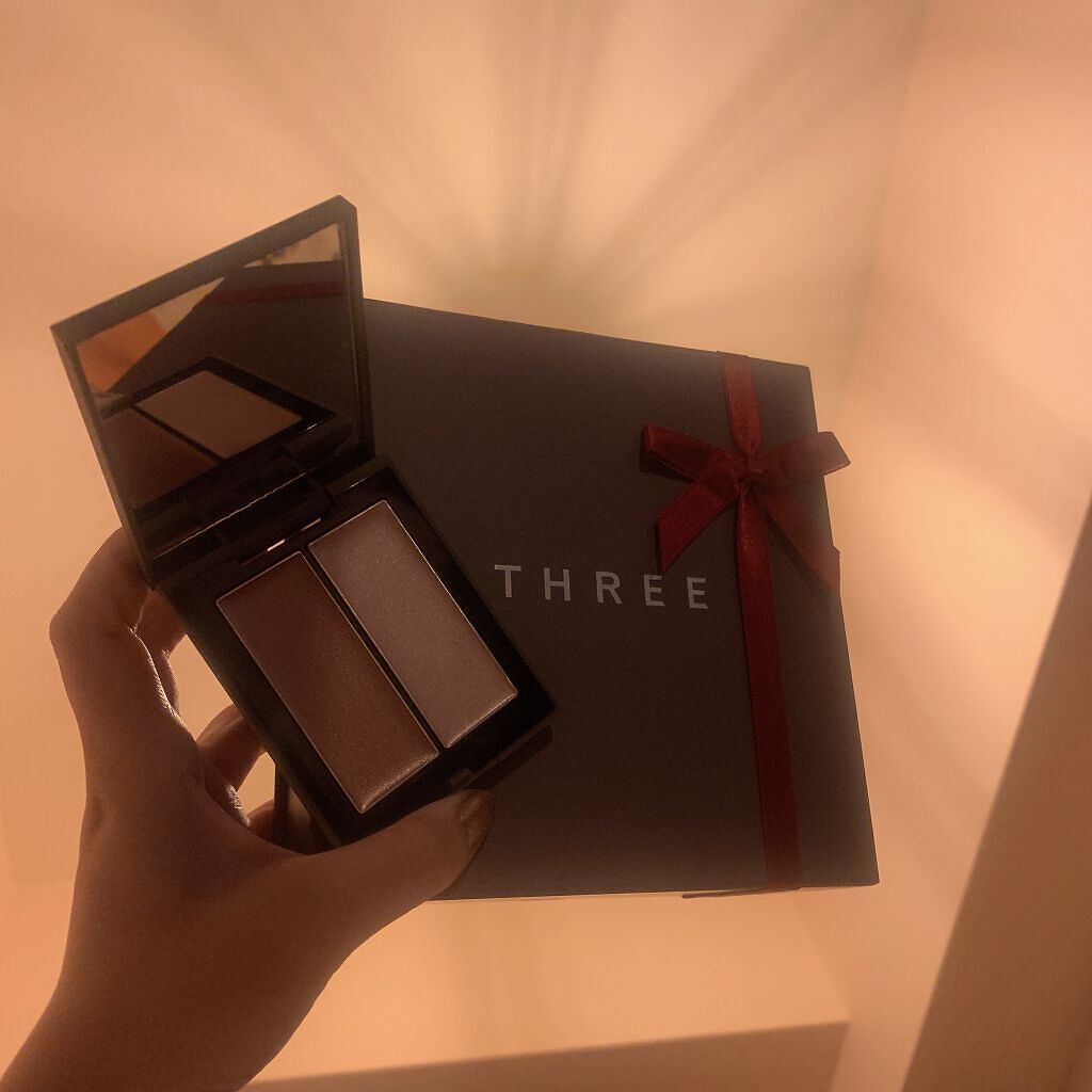 THREE シマリング グロー デュオ/THREE/クリームハイライトを使ったクチコミ（1枚目）