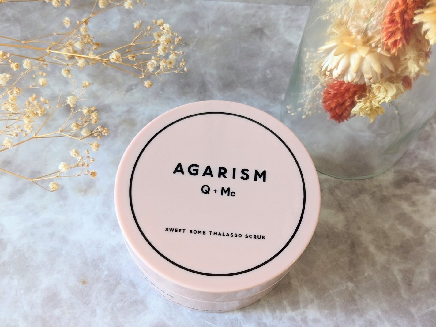 Q+Me スウィート ボム タラソ スクラブ/AGARISM/バスト・ヒップケアを使ったクチコミ(1枚目)