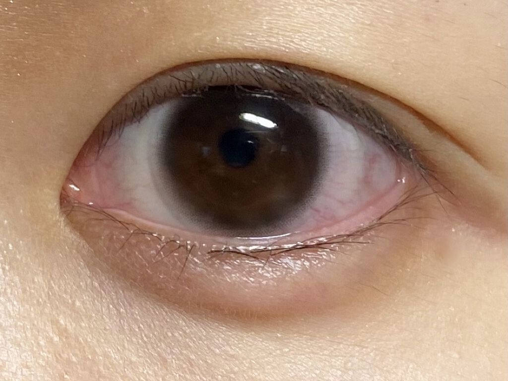 Chu's me 1day ベイビーブラウン/Chu's me/ワンデー（１DAY）カラコンを使ったクチコミ（2枚目）