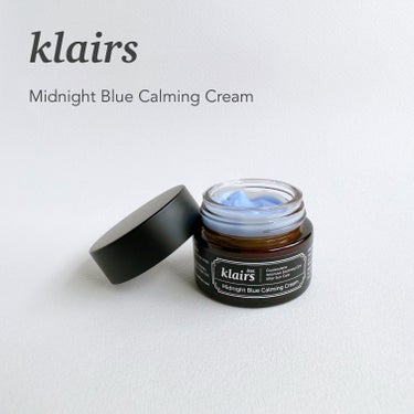 ✴︎Klairs✴︎
▷ミッドナイト ブルー カーミング クリーム/30ml
価格：2,600


塗った後肌の温度が5.9度低下する⁈
日焼け後のクールダウンや、赤みや火照りのある肌にはミッドナイトブ