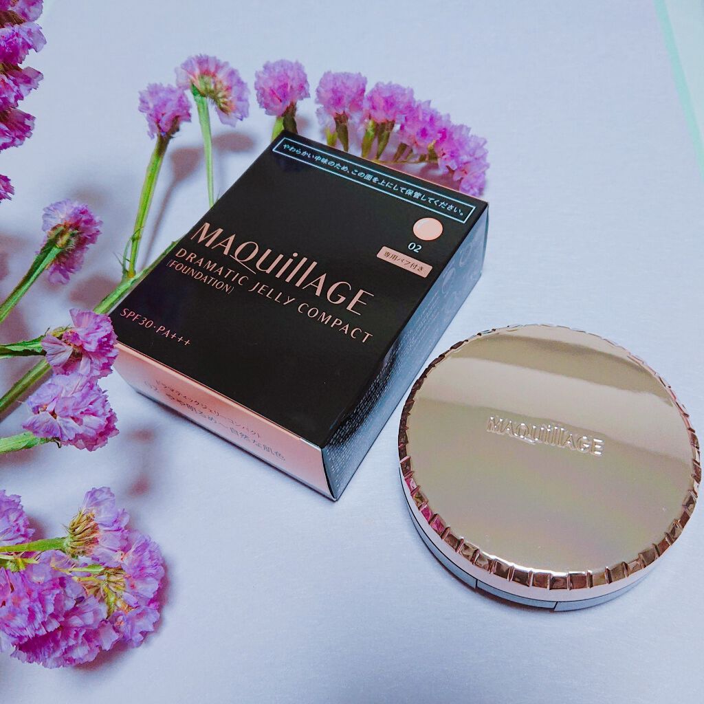 ドラマティックジェリーコンパクト/マキアージュ/クッションファンデーションを使ったクチコミ(1枚目)