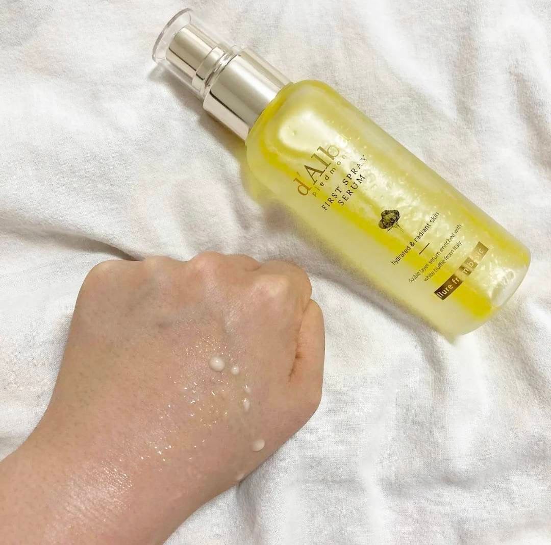 ダルバ ホワイトトリュフファーストスプレーセラム/ダルバ/ミスト状化粧水を使ったクチコミ(4枚目)