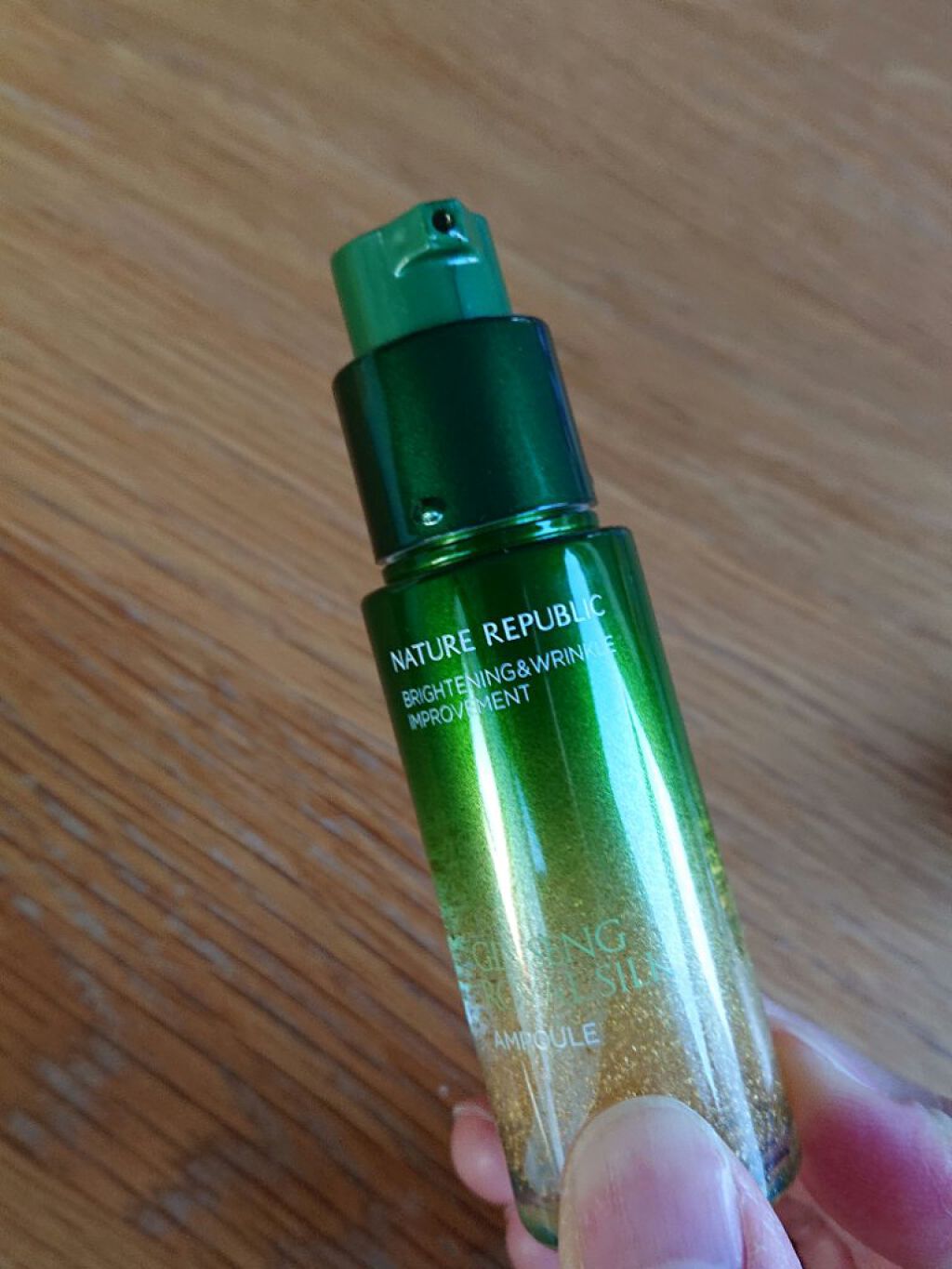 ジンセン ロイヤルシルクアンプル/ネイチャーリパブリック/美容液を使ったクチコミ（2枚目）