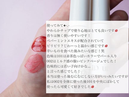 アップトゥーミー ハグマイリップ カラーロックプランパー/up2me/リッププランパーを使ったクチコミ(4枚目)