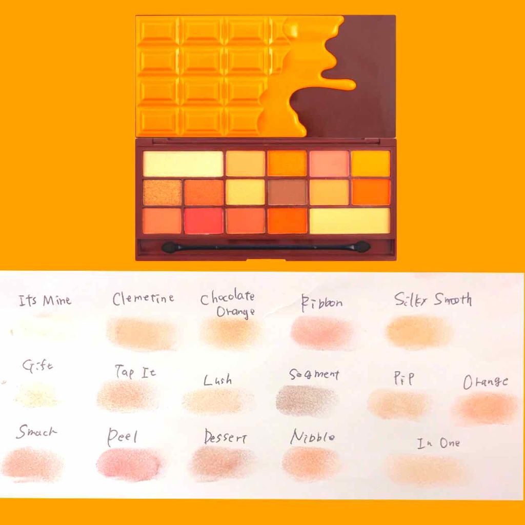 アイラブチョコレート/MAKEUP REVOLUTION/アイシャドウパレットを使ったクチコミ(2枚目)