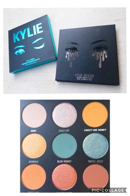 Blue Honey Palette/Kyshadow/Kylie Cosmetics/アイシャドウパレットを使ったクチコミ(2枚目)