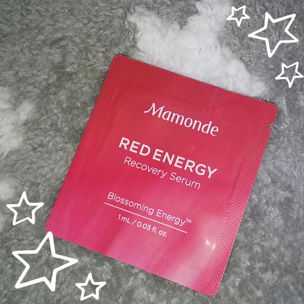 Mamonde Red Energy Recovery Serum/Mamonde/美容液を使ったクチコミ（1枚目）