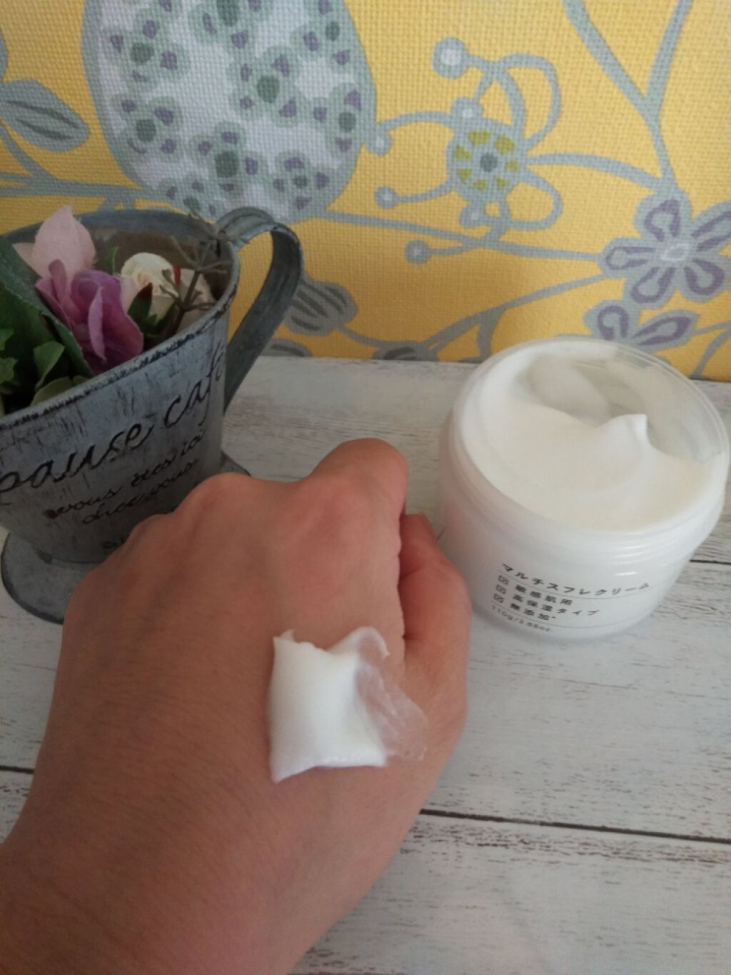 モイストボタニカル マルチスフレクリーム/unlabel/ボディクリームを使ったクチコミ（1枚目）