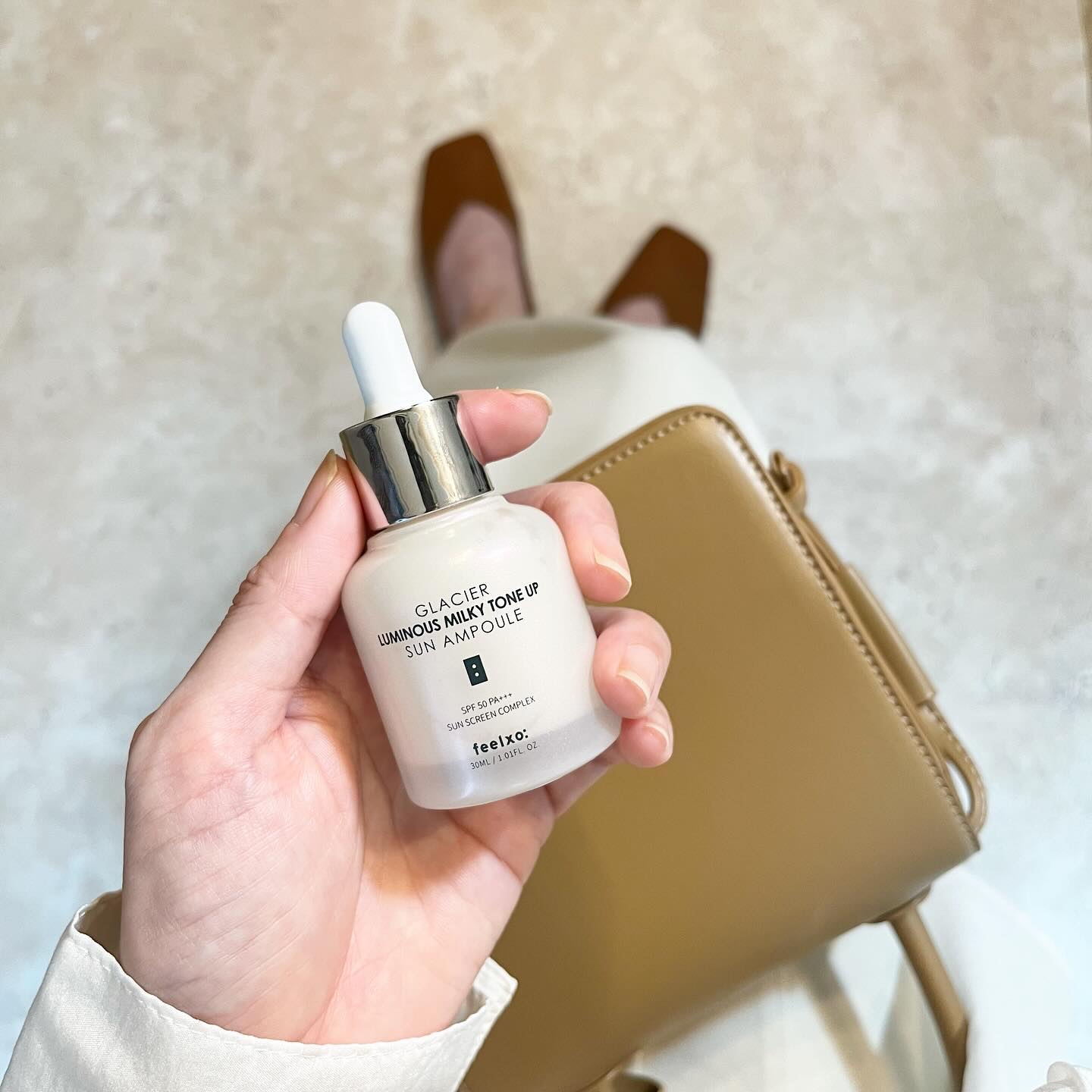 ピルソ ルミナスミルキートーンアップサンアンプル/feelxo/美容液を使ったクチコミ（1枚目）