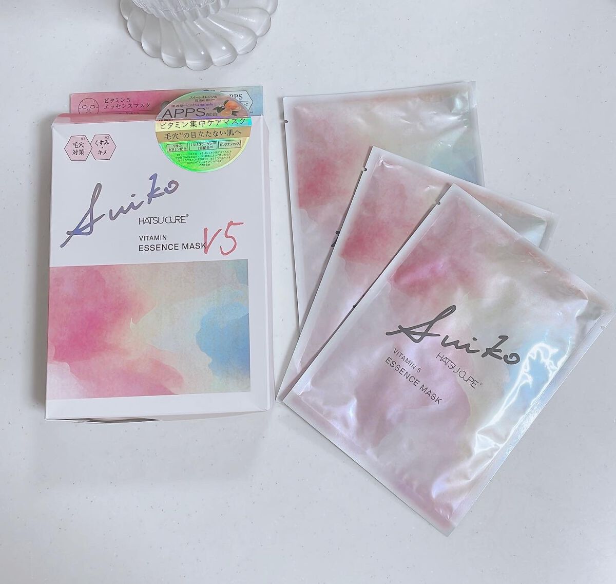 SUIKO HC ビタミン5エッセンスマスク/SUIKO HATSUCURE/シートマスク・パックを使ったクチコミ(1枚目)