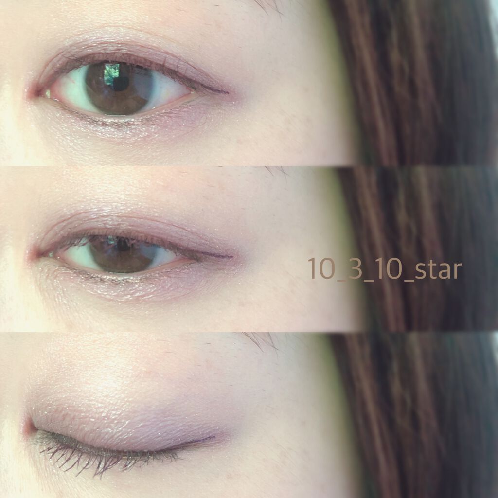 ラブ・ライナー リキッド グリッターコレクション アンティークパープル/ラブ・ライナー/リキッドアイライナーを使ったクチコミ（3枚目）