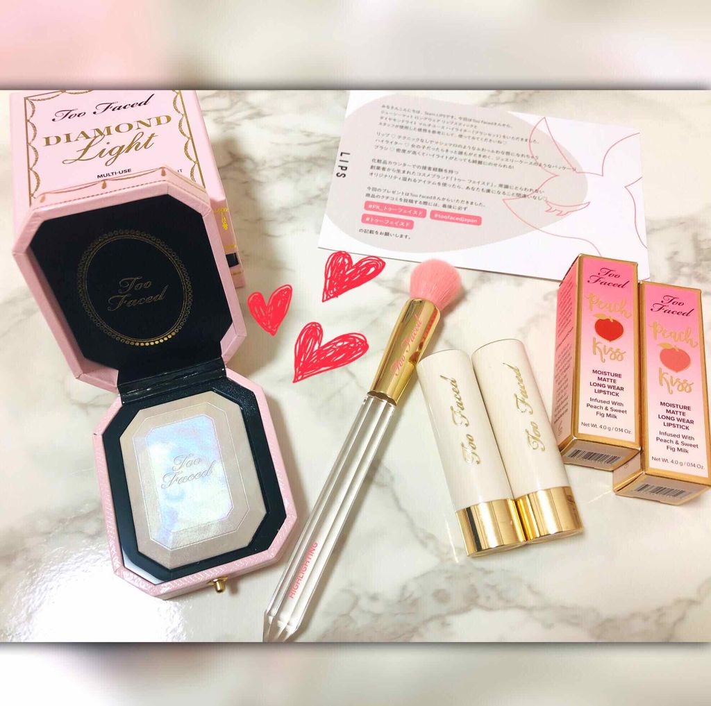 ダイヤモンドライト ハイライター ブラシ/Too Faced/メイクブラシを使ったクチコミ(1枚目)