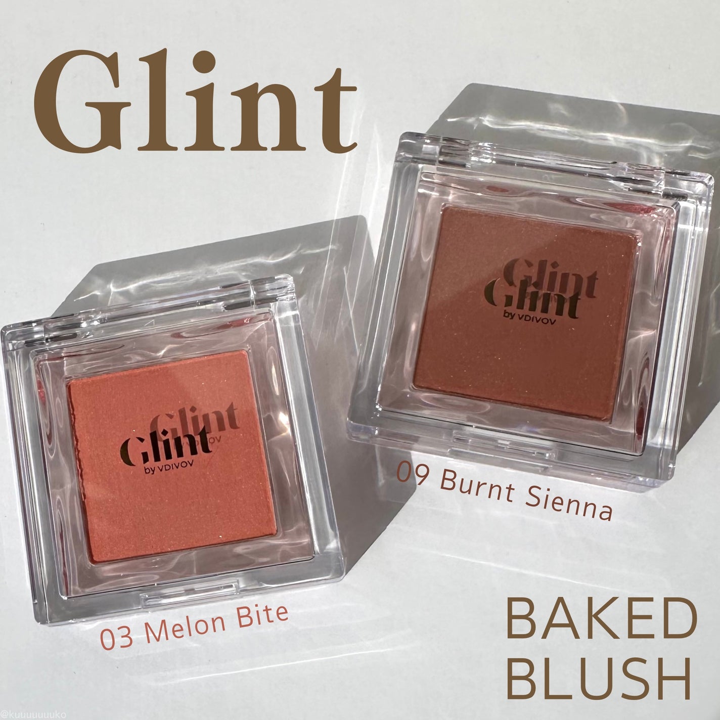 ベイクドブラッシュ/Glint/パウダーチークを使ったクチコミ(1枚目)