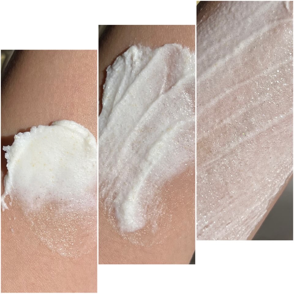 V クリーミーモイスト ボディスクラブ/unlabel/ボディスクラブを使ったクチコミ（3枚目）